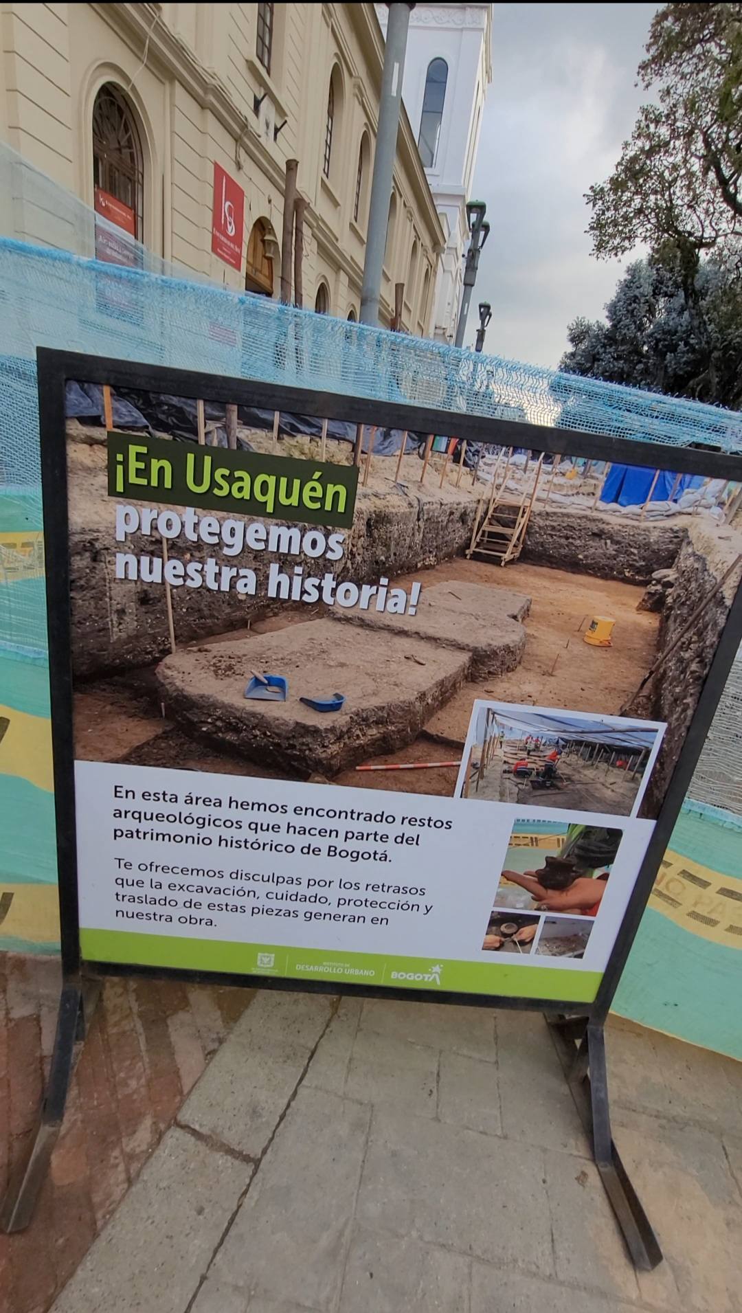 HALLAZGO DE RESTOS ARQUEOLÓGICOS EN EL PARQUE FUNDACIONAL DE USAQUÉN #BarriosVivos.