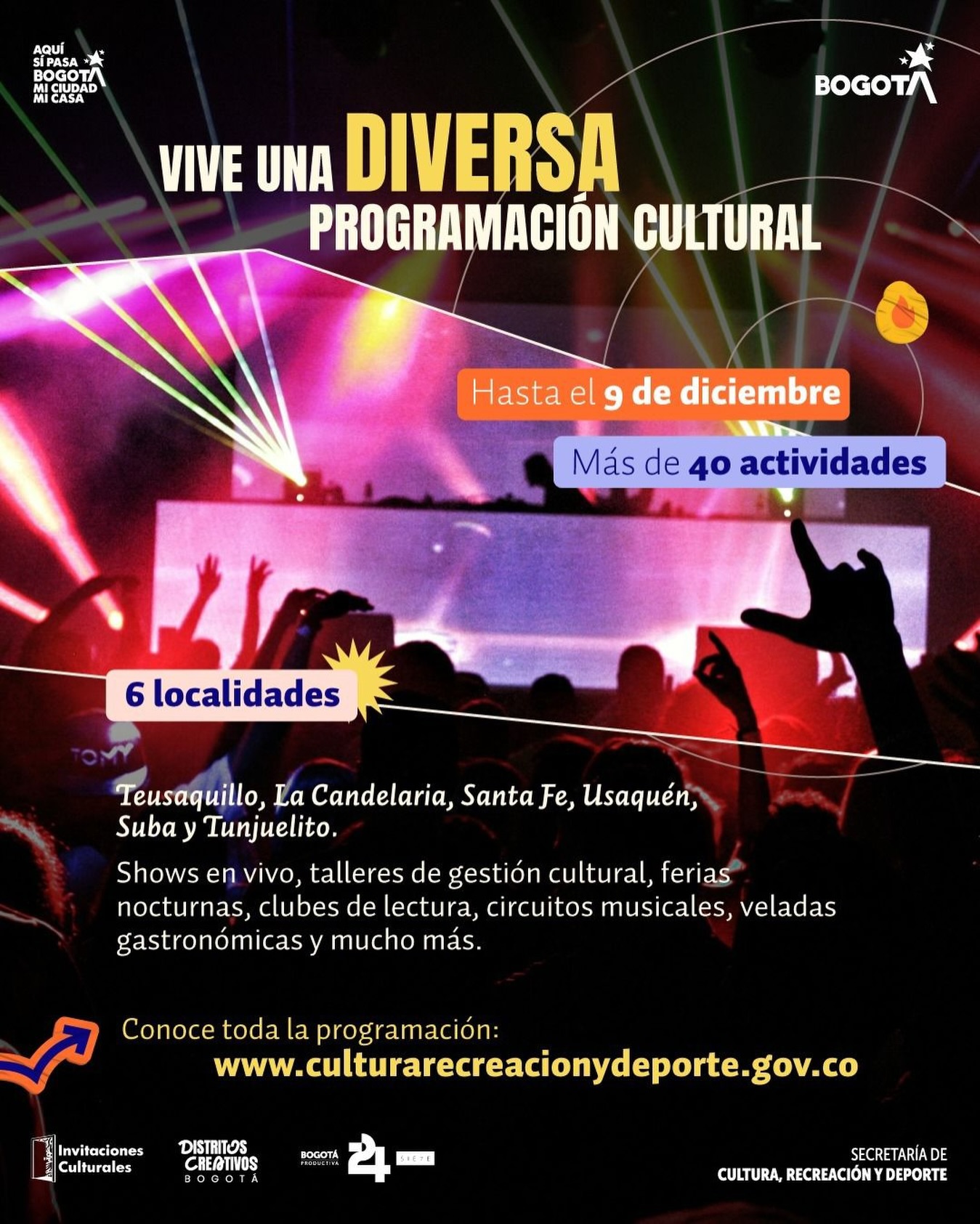 Laboratorios Locales de cultura: Teusaquillo, La Candelaria, Santa Fe, Usaquén, Suba y Tunjuelito #BarriosVivos