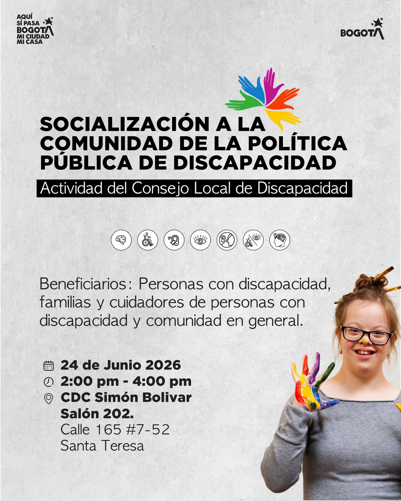 socialización de la Política Pública de Discapacidad